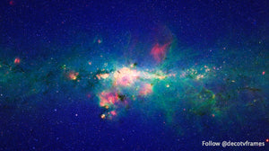 Imagen de una nebulosa tomada con un telescopio de la NASA.