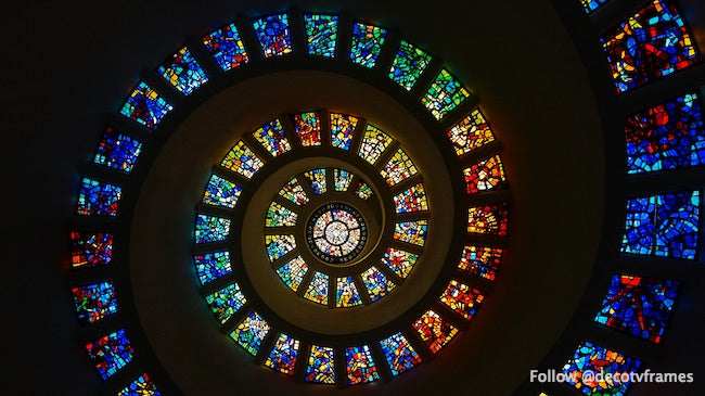 Glory Window designed by Architect Philip Johnson in Dallas, Texas