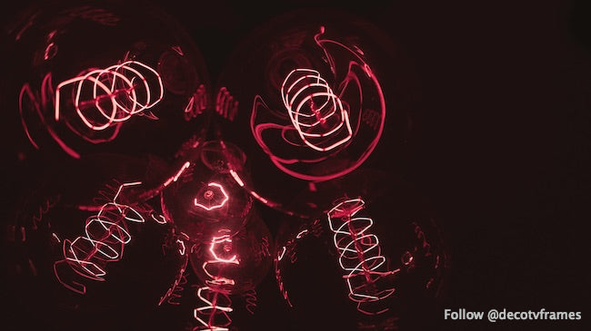 Cerca de bombillas antiguas