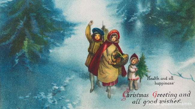 Christmas greeting and all good wishes (1906)