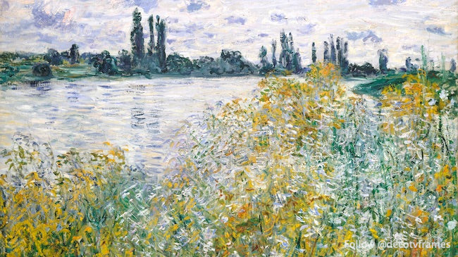ÃŽle aux Fleurs cerca de Vétheuil (1880) de 