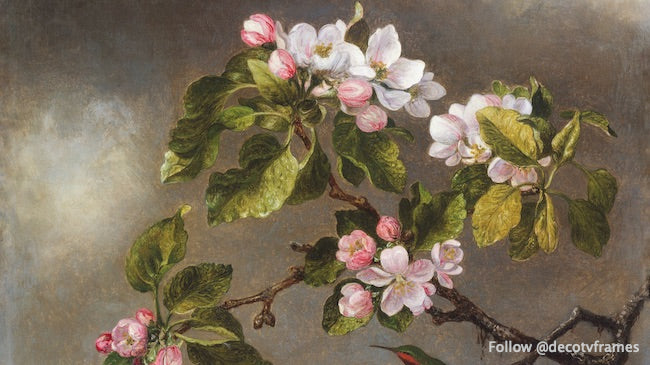 Hummingbird and Apple Blossoms (1875)