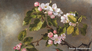 Colibrí y flores de manzano (1875) 
