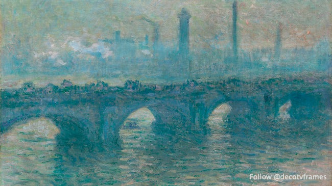Waterloo Bridge, Gray Weather (1900)
