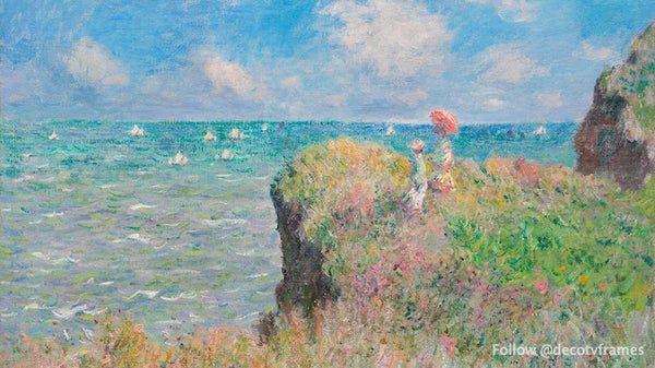 The Beach at Sainte-Adresse (1867)
