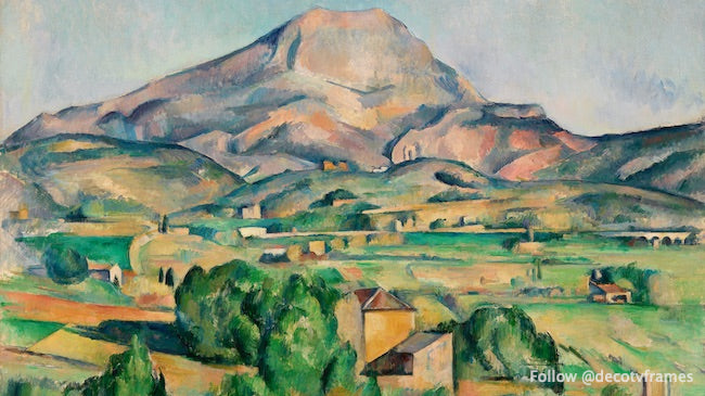 Mont Sainte-Victoire (La Montagne Sainte-Victoire) (vers 1892-1895) 