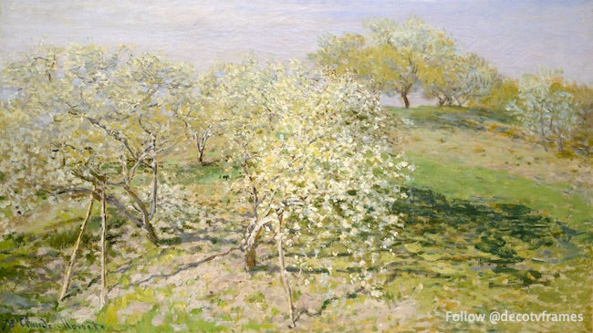 Printemps (arbres fruitiers en fleurs) (1873) 