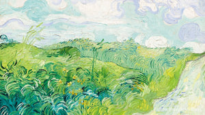Campos de trigo verdes, Auvers (1890) 