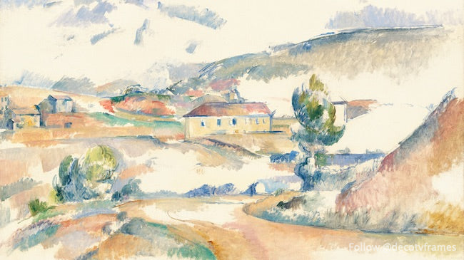 Montagne Sainte-Victoire, from near Gardanne (ca. 1887)