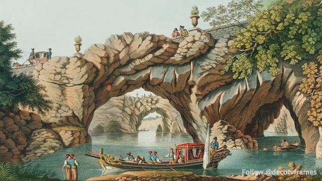 Vista de Villa Scabrosa desde Vistas en los dominios otomanos, en Europa, Asia y algunas de las islas del Mediterráneo (1810) 