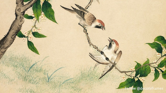 Gossiping Sparrows (18th Century)