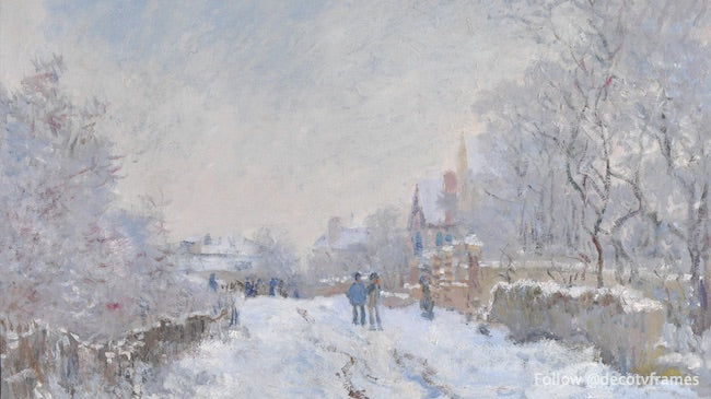 Snow Scene at Argenteuil