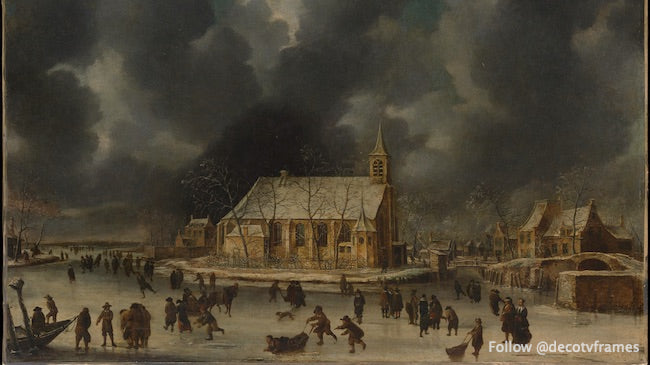 Skating at Sloten, near Amsterdam