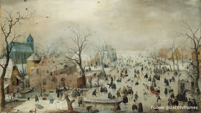 Winter Landscape with Skaters