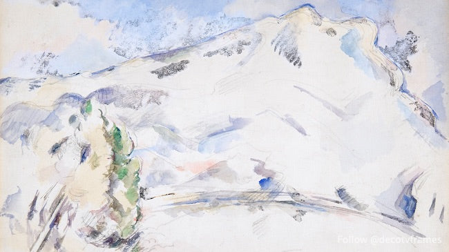 Mont Sainte-Victoire (La Montagne Sainte-Victoire) (hacia 1900) 