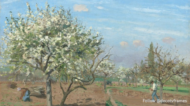 Huerto en flor, Louveciennes, 1872 