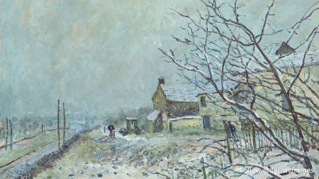 Primera nevada en Veneux-Nadon, 1878 
