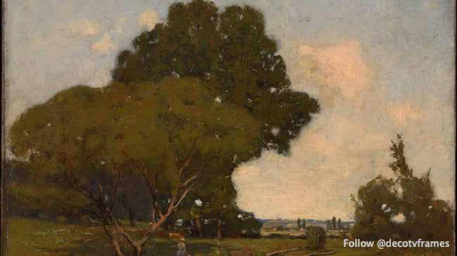 Les arbres, début d'après-midi, France, ca. 1905 