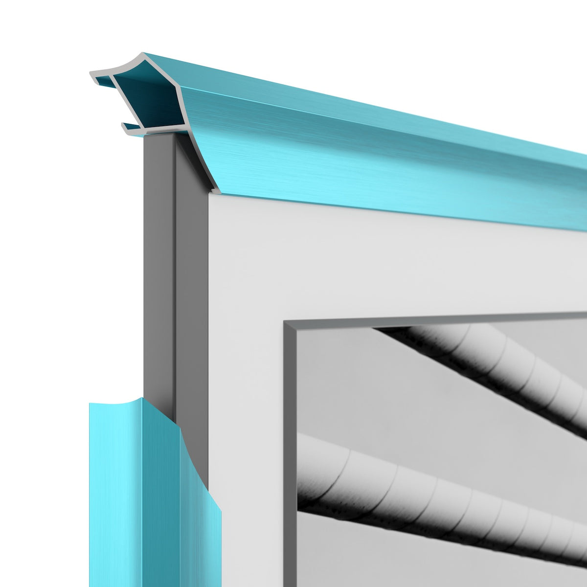 Caribbean Turquoise - Alloy Prismatic Samsung Frame Bezel (2017-2020)