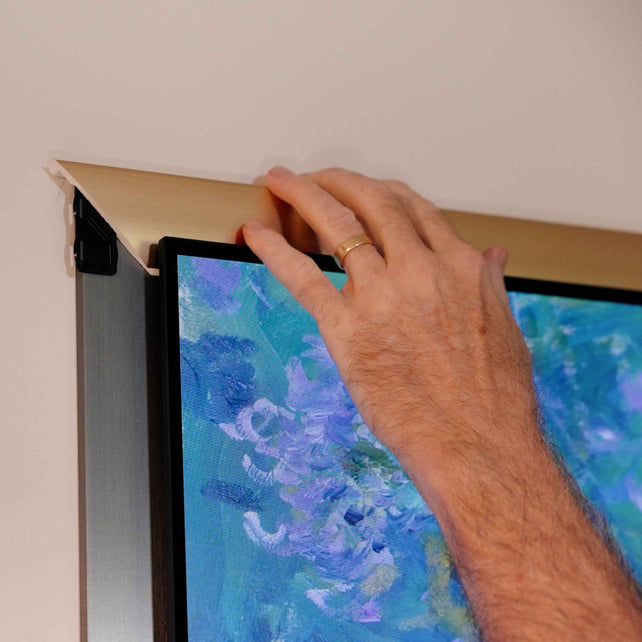 Step 01: Hang the top bezel
